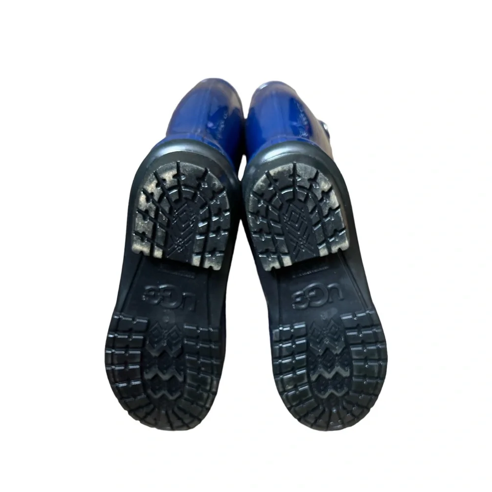 UGG Australia Women's Rain Boot Royal Blue Jay Shaye Tall 1012350‎ Size 9